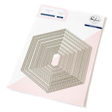 Pinkfresh Studio - Nested Hexagons Double Stitch die