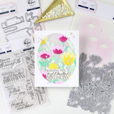 Pinkfresh Studio - Essentials: Nested Ovals Double Stitch die