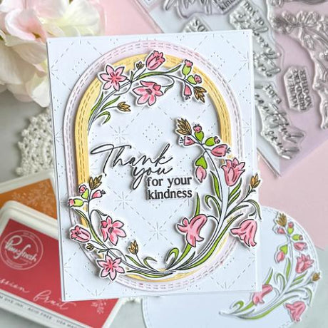 Pinkfresh Studio - Double Stitched Elongated Oval die