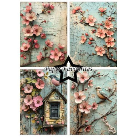 Paper Favourites - A6 Paper Pack Flower Journal (PFA570)