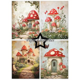 Paper Favourites - A6 Paper Pack Rustic Mushrooms (PFA579)