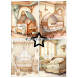Paper Favourites Vintage Baby Room A6 Paper Pad (PFA583)