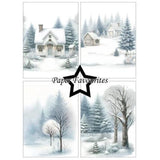 Paper Favourites - A6 Paper Pack Snow Forest (PFA587)