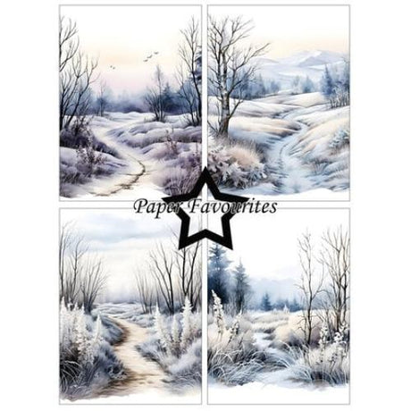 Paper Favourites Frosty Winter A6 Paper Pad (PFA590)
