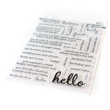 Pinkfresh Studio - Simply Sentiments - Hello Stamp Set