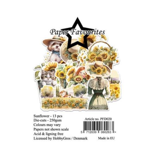 Paper Favourites Die-Cuts A7 Sunflower (13pcs) (PFD020)