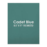 Gina K Designs - CARD STOCK 8.5 X 11- Cadet Blue