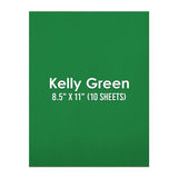 Gina K Designs - CARD STOCK 8.5 X 11- Kelly Green