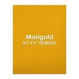 Gina K Designs - CARD STOCK 8.5 X 11- Marigold