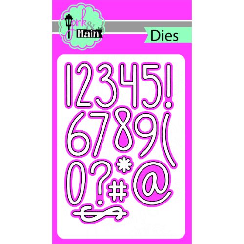 Pink & Main Thin Number Dies