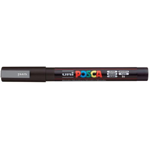 POSCA 3M Fine Bullet Tip Pen-Silver