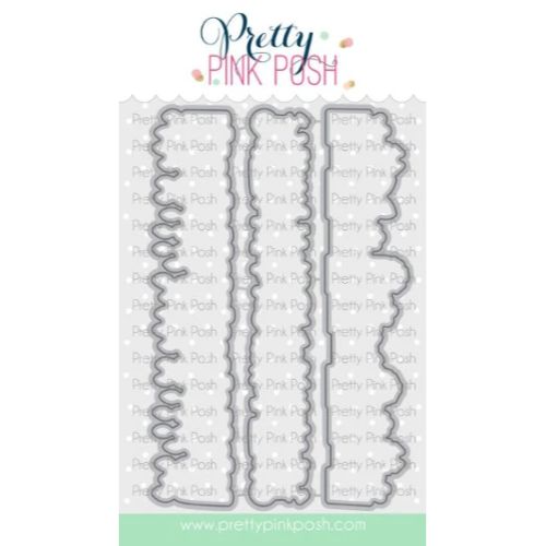 Pretty Pink Posh - Birthday Borders Coordinating Die Set