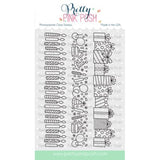 Pretty Pink Posh - Birthday Borders Stamp Set