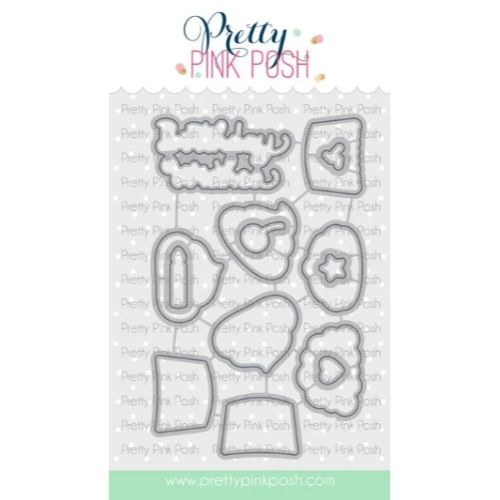 Pretty Pink Posh - Build A Cupcake Coordinating Die Set