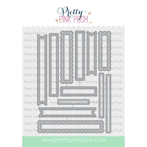 Pretty Pink Posh - Sentiment Strips Dies