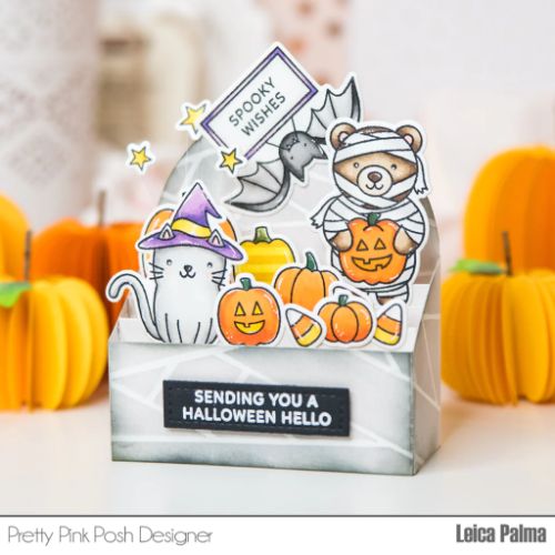 Pretty Pink Posh - Sentiment Strips - Hallween Stamps