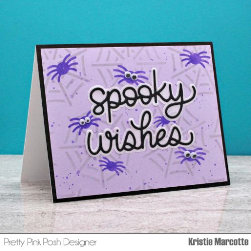 Pretty Pink Posh - Layered Spider Web Stencil (2 Lyr)