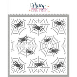 Pretty Pink Posh - Layered Spider Web Stencil (2 Lyr)