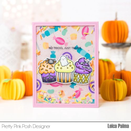 Pretty Pink Posh - Layered Candy Treats Stencil (4 Lyr)