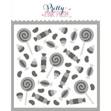 Pretty Pink Posh - Layered Candy Treats Stencil (4 Lyr)