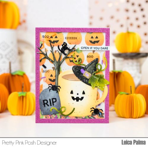 Pretty Pink Posh - Halloween Mug Additions (use w/Winter Mug Die)