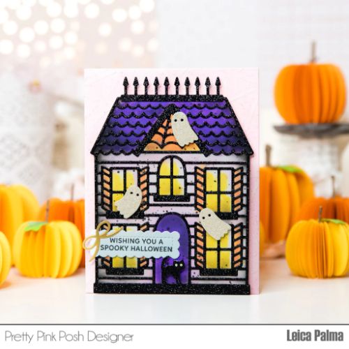 Pretty Pink Posh - Halloween House Die