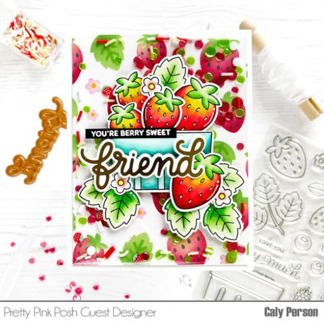 Pretty Pink Posh - Fresh Berries Stamp Set