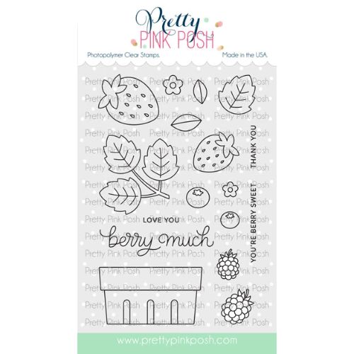 Pretty Pink Posh - Fresh Berries Stamp Set