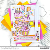 Pretty Pink Posh - Birthday Cupcakes coordinating dies