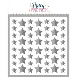 Pretty Pink Posh - Half Stars Stencils (2 Pack)