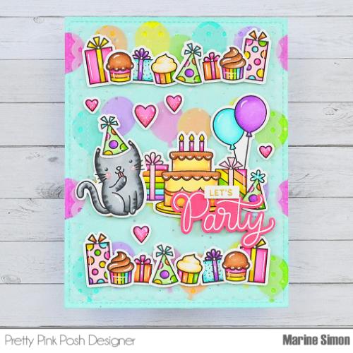 Pretty Pink Posh - Layered Balloons Stencils (3 Pack)