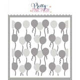 Pretty Pink Posh - Layered Balloons Stencils (3 Pack)