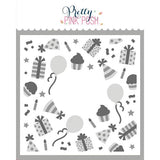 Pretty Pink Posh - Layered Birthday Wreath Stencils (3 Pack)