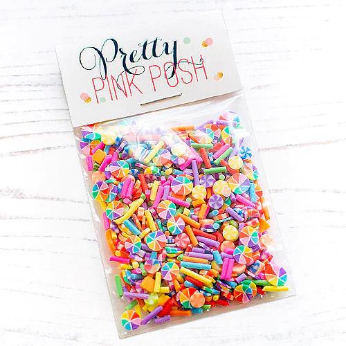 Pretty Pink Posh - Over the Rainbow Clay Confetti