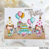 Pretty Pink Posh - Party Time coordinating dies