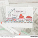 Pretty Pink Posh - Valentine Train coordinating dies