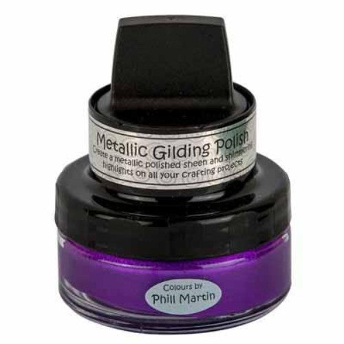 Cosmic Shimmer Metallic Gilding Polish - Purple Paradise