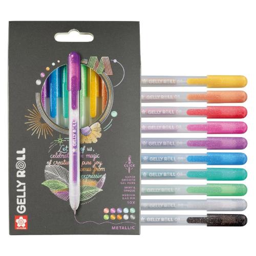 Sakura - Gelly Roll Retractable Metallic Set 10pcs