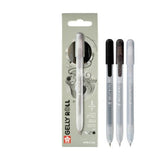 Sakura - Gelly Roll Retractable Special Mix Set Black Silver 3pcs