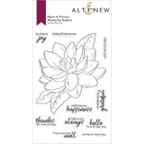 Altenew - Paint-A-Flower: Waterlily Dahlia Outline Stamp Set