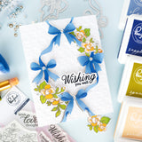 Pinkfresh Studio - Ribbon Splendor stencil