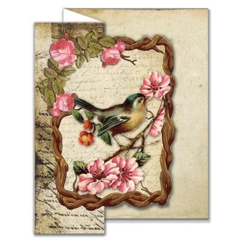 Creatief Art Vintage Birds 02 Card Kit (RE2530-0099)