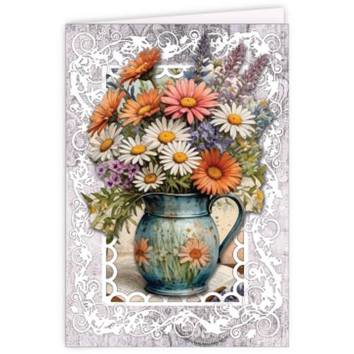 Creatief Art Antique Flowers 03 Card Kit (RE2530-0183)