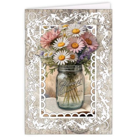 Creatief Art Antique Flowers 03 Card Kit (RE2530-0183)