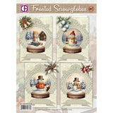 Creatief Art Frosted Snowglobes Card Kit (RE2530-0188)