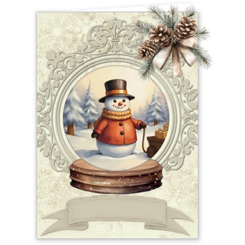 Creatief Art Frosted Snowglobes Card Kit (RE2530-0188)