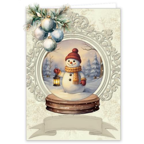 Creatief Art Frosted Snowglobes Card Kit (RE2530-0188)