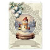 Creatief Art Frosted Snowglobes Card Kit (RE2530-0188)