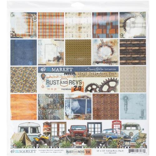 49 And Market Collection Pack 12"X12" Rust & Revs 2.0 - Postage as per Actual