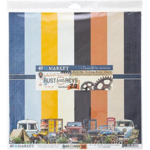 49 And Market Collection Pack Solids 12"X12" Rust & Revs 2.0 Solids - Postage as per Actual